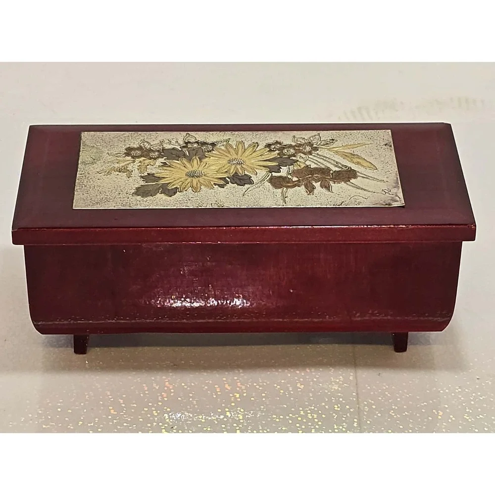 🌼 Westland Invitation To The Dance Music Box Sankyo‎ Japan 🌼